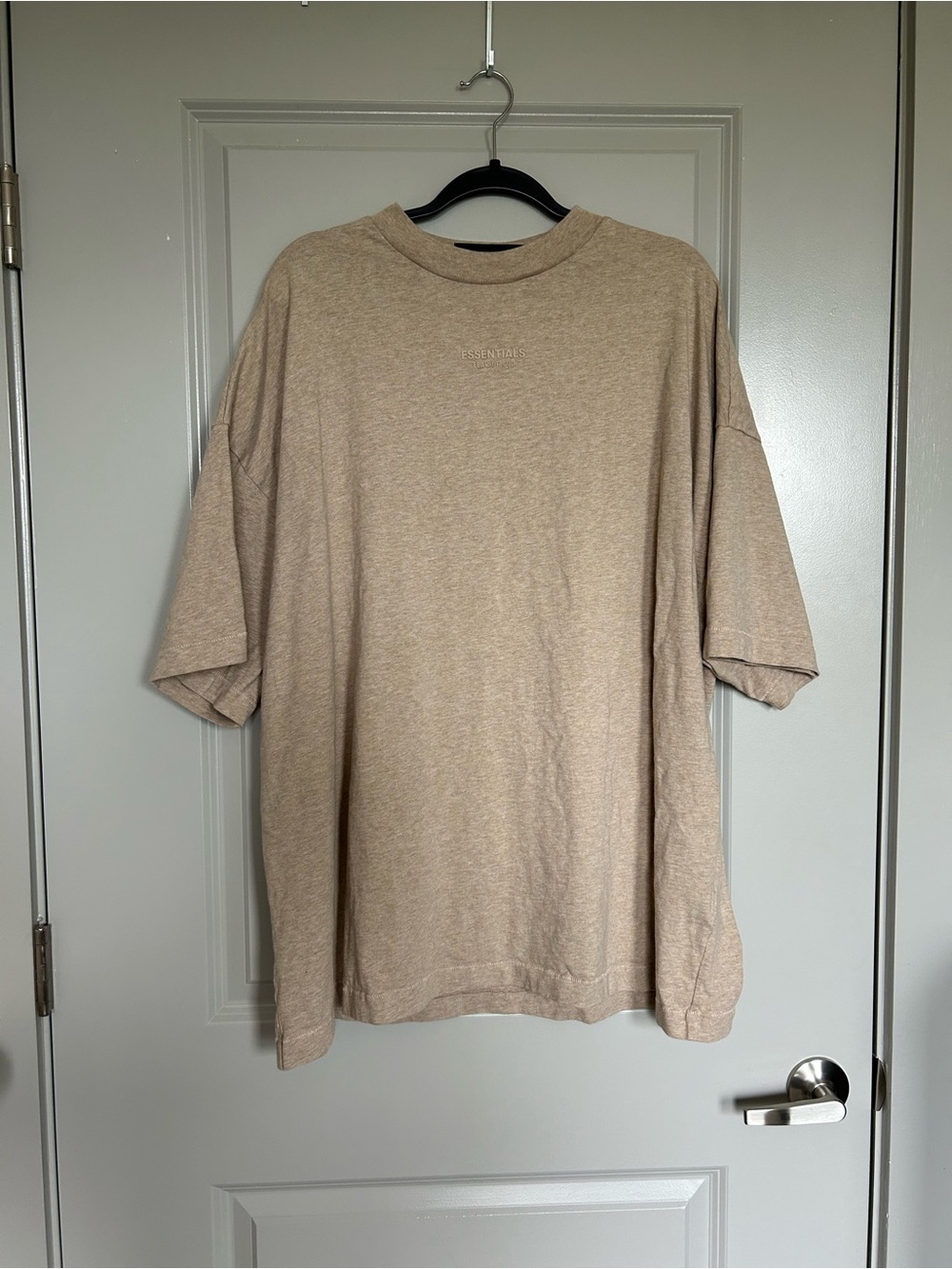 Fear of God Beige Oversized Short Sleeve Tee